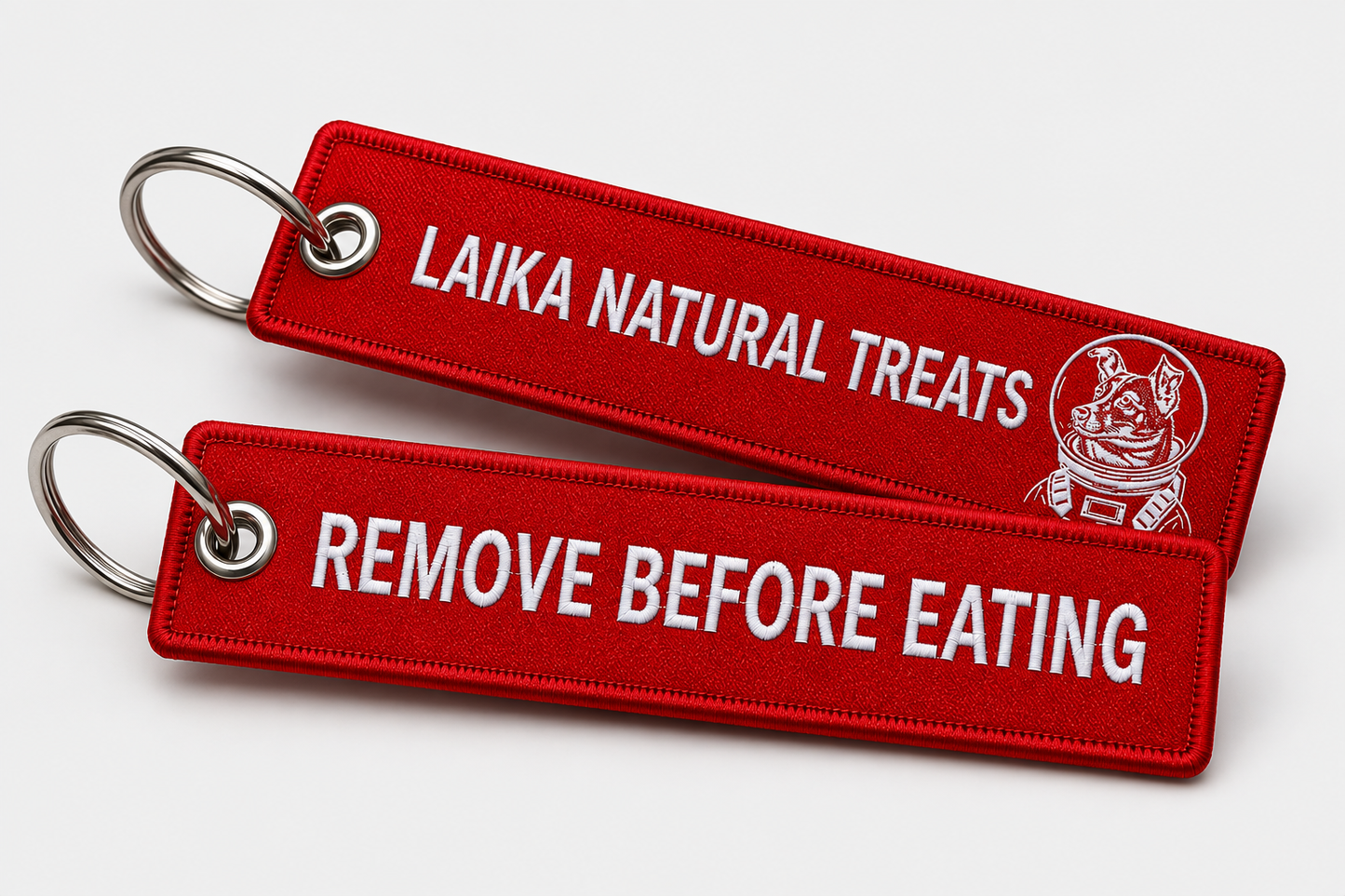 Laika Flight Tag Keychain