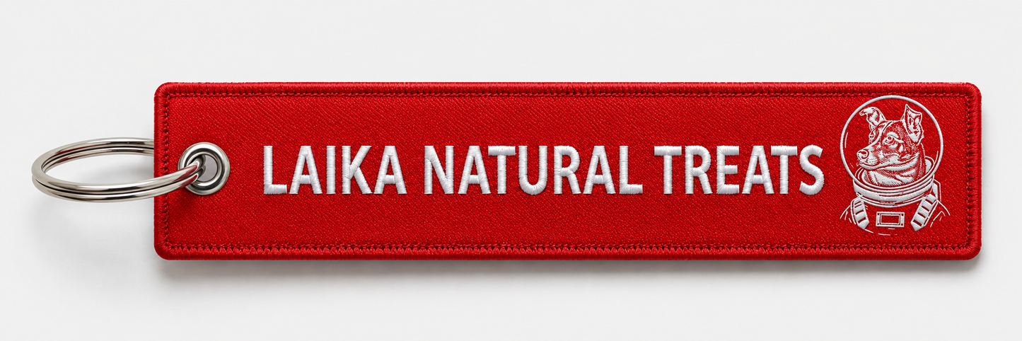 Laika Flight Tag Keychain